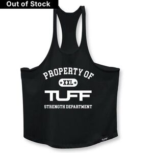Tuff Athletics Black Tank Top,NWT,size large